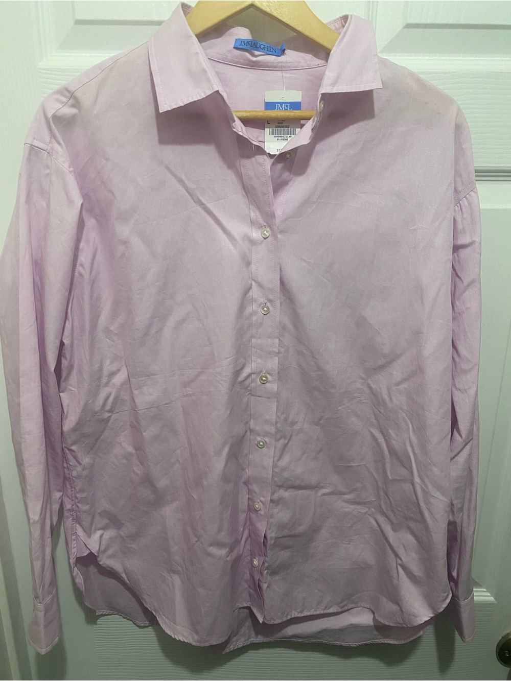 J. McLaughlin NWT Women’s Button-Down Shirt — Light PInk